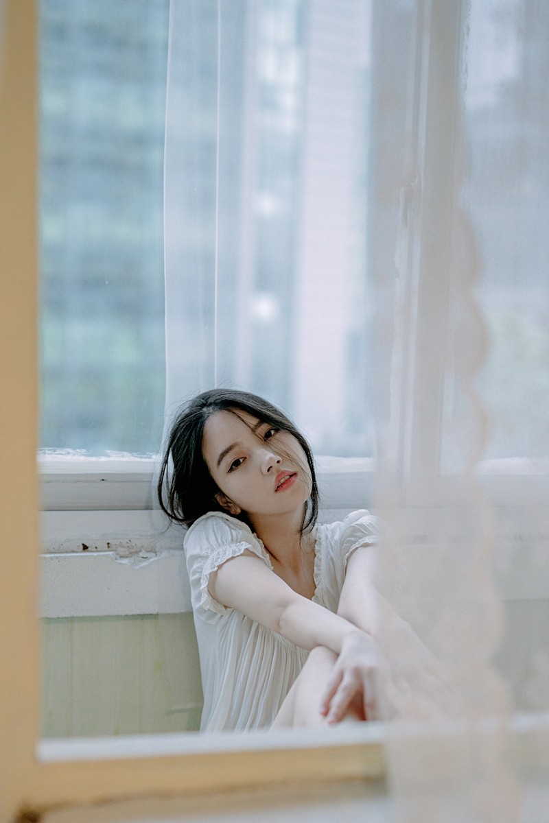 晚间白纱