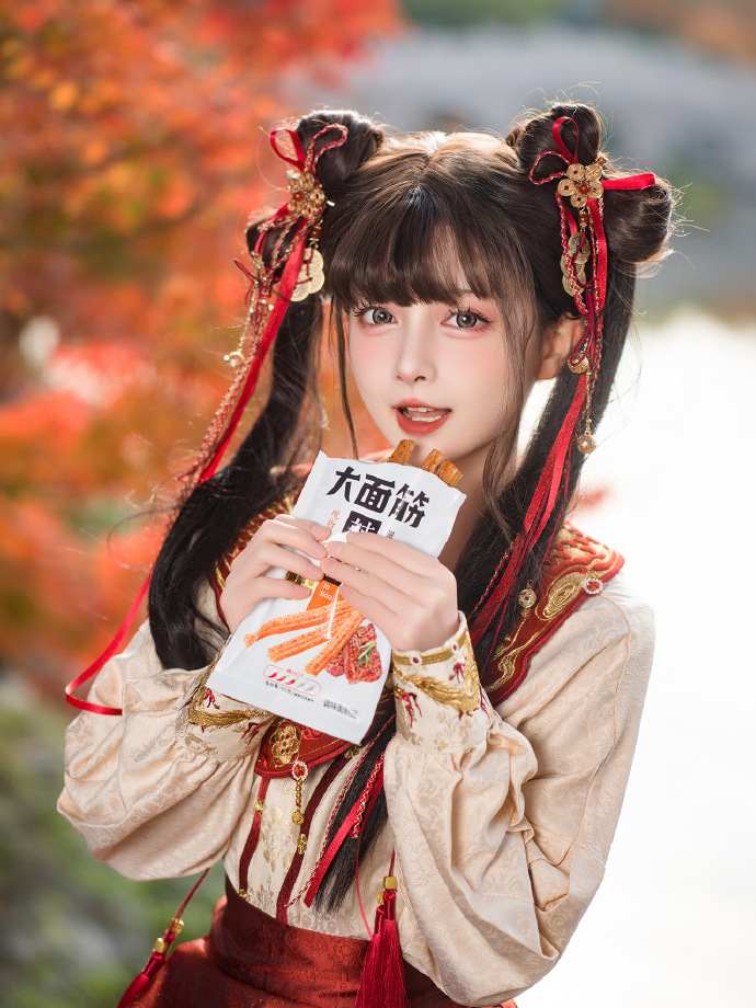 扮个可爱过新年啦～